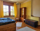 Schlafzimmer mit Gartenblick