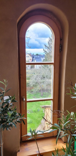 giebelfenster im dachappartement