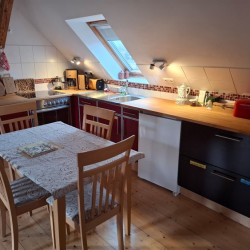 offene Küche im Dachappartement
