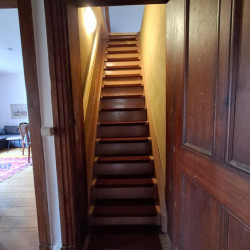 Treppe zum Dachappartement